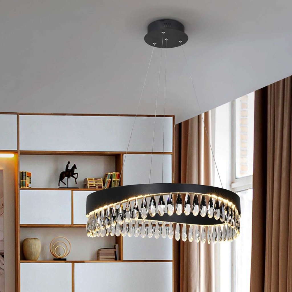 Lustra LED suspendata design elegant Selene 60cm
