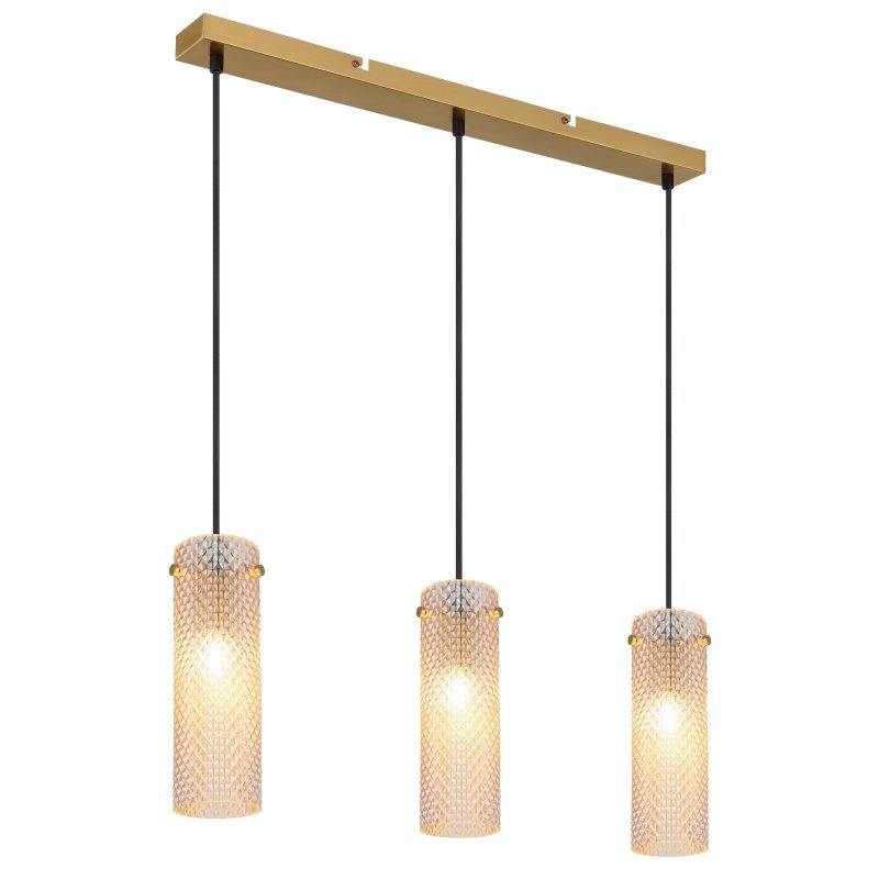 Lustra suspendata design decorativ Karolo 3L, 15775-3H GL