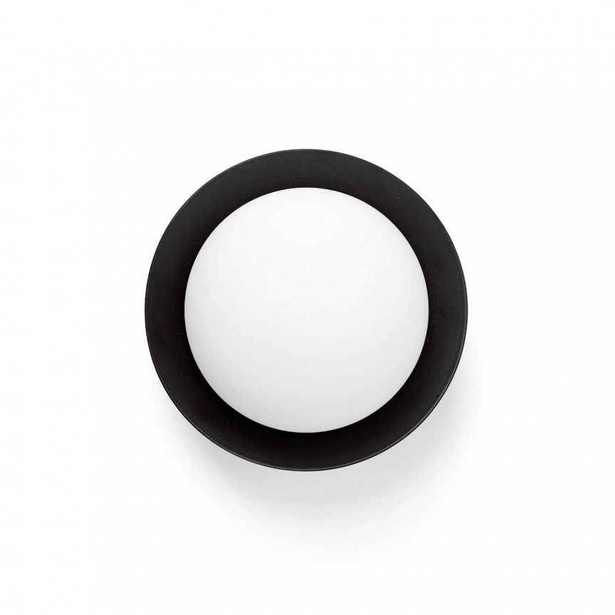 Mini Aplica LED de perete / tavan design modern IP44 MAY Black