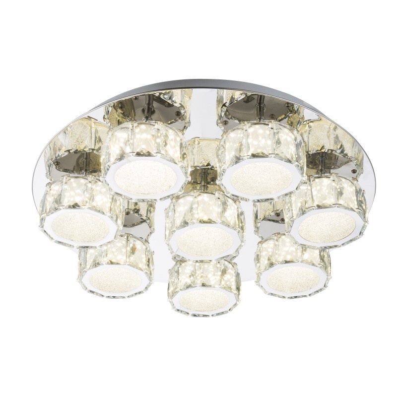 Plafoniera LED design clasic AMUR crom 49350D5 GL