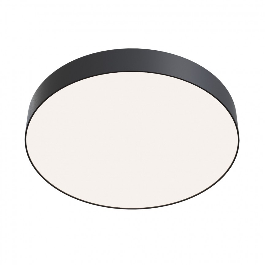 Plafoniera LED design tehnic ZON negru MYC032CL-L48B4K