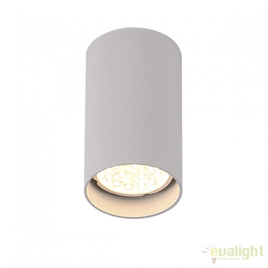 Spot aplicat design modern PET ROUND alb C0141 MX