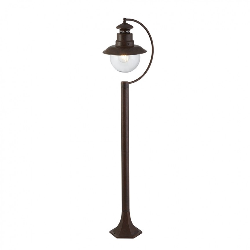 Stalp pentru iluminat exterior stil rustic Station H-110cm 7655RU SRT