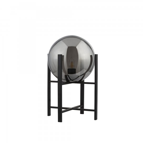 Veioza design modern cu abajur fumuriu AMSTERDAM EU1029-1SM SRT