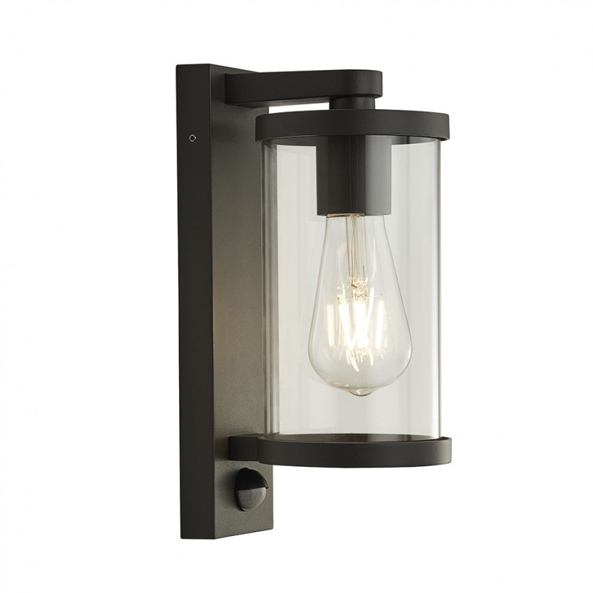 Aplica perete pentru exterior cu senzor de miscare Outdoor 8631BK SRT