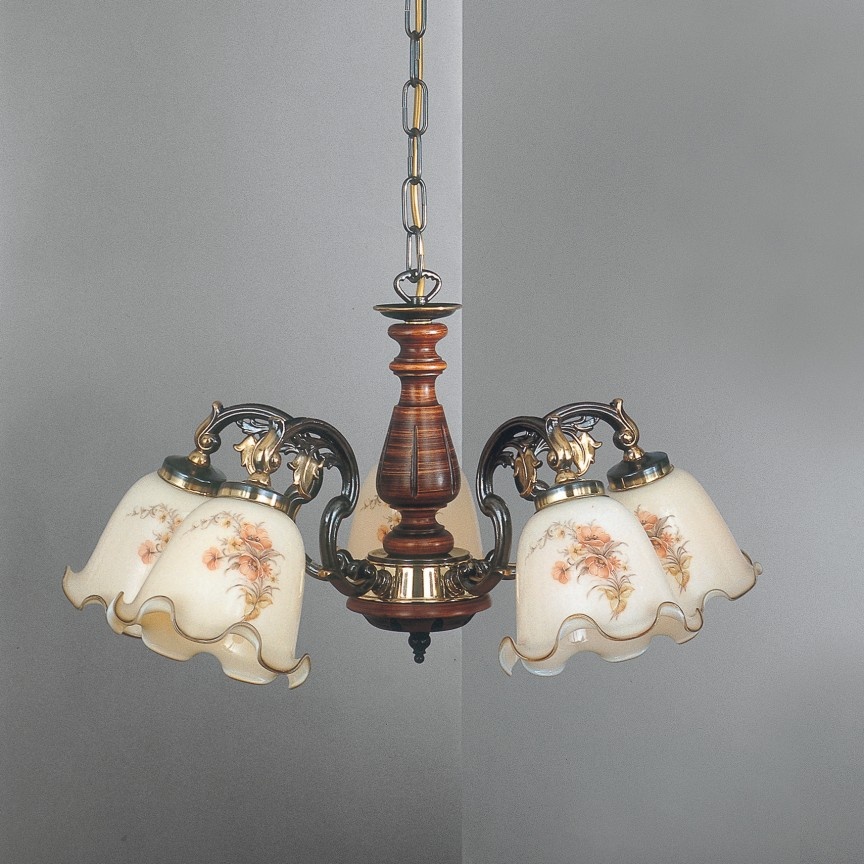 Candelabru clasic cu 5 brate design italian 965