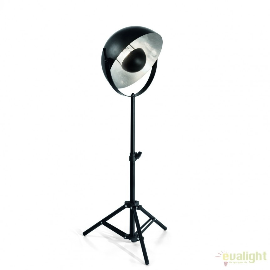 Lampadar cu trepied design industrial STAGE PT1 BIG ARGENTO 132785
