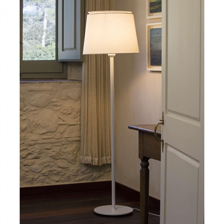 Lampadar / Lampa de podea moderna design elegant SAVOY alba
