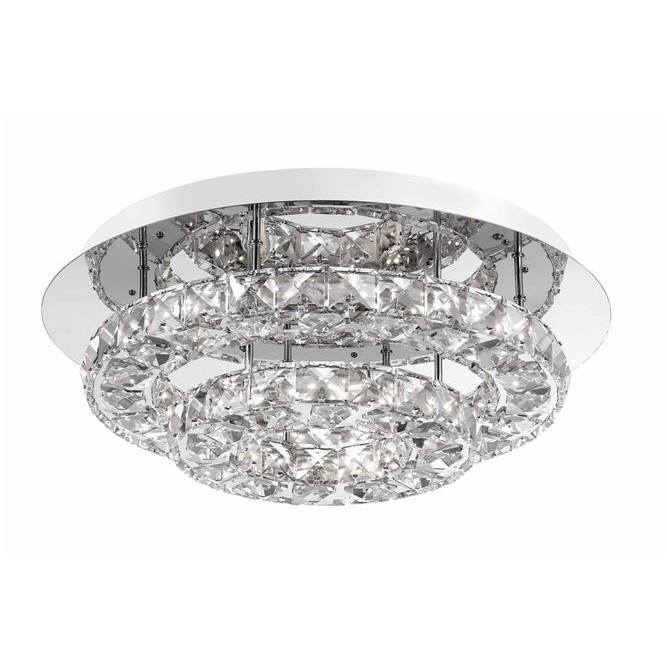 Lustra LED aplicata cristal K9 Quentin 40cm NVL-83399203