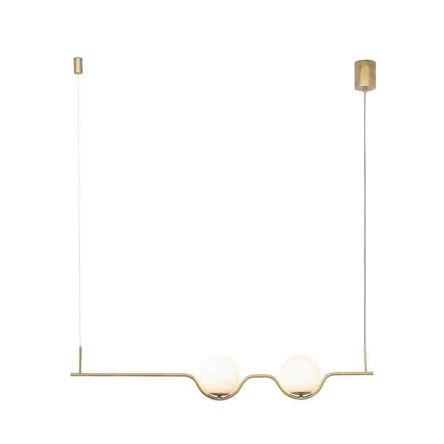 Lustra LED suspendata design modern LE VITA LED Gold 29691