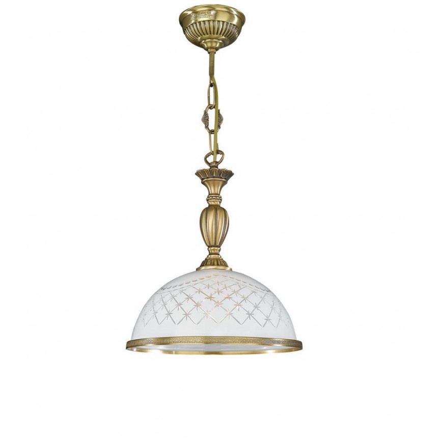 Pendul clasic design italian din alama, sticla 7002 RA-L. 7002/28
