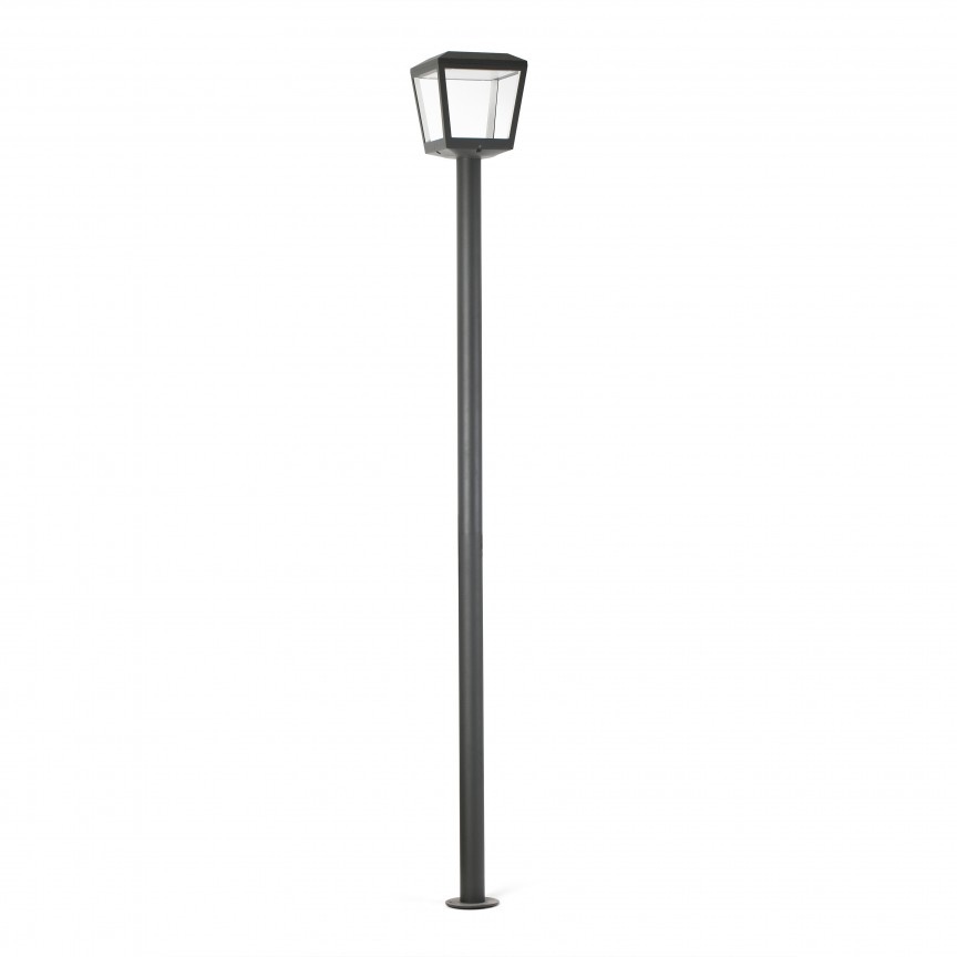Stalp LED de iluminat exterior design modern IP54 PLAZA H-219cm