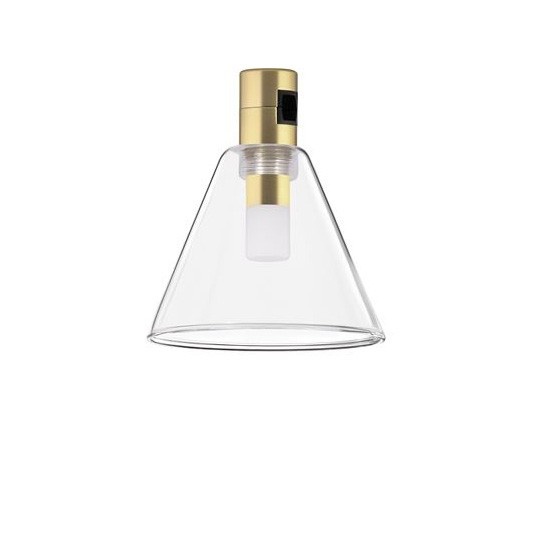 Accesoriu, Corp de iluminat pentru sistemul magnetic PUZZLE si GRAMMI, COCKTAIL alama satinata