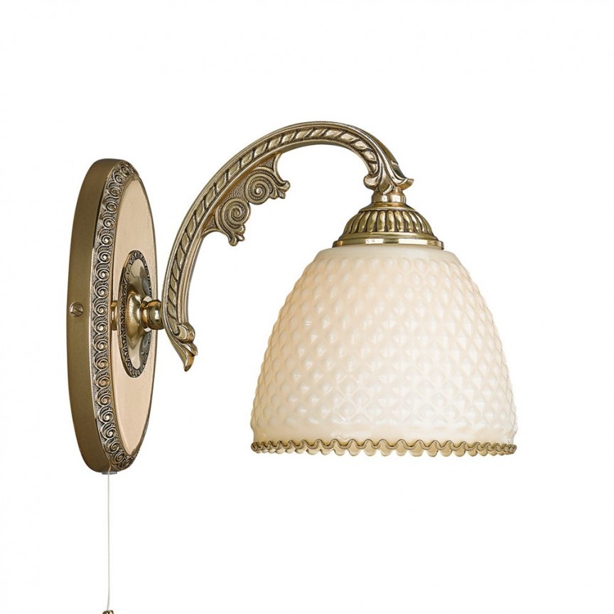 Aplica de perete din alama 1 brat design italian 7105