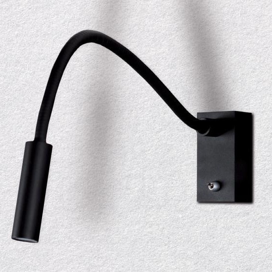 Aplica de perete LED Rider negru W0046 MX