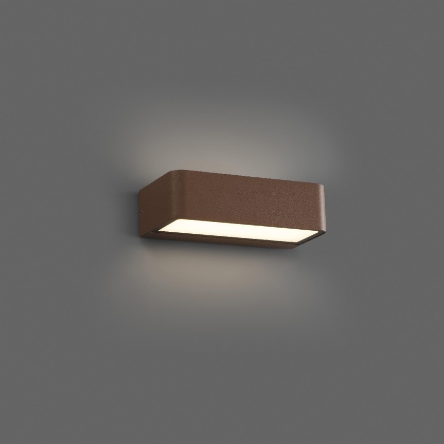 Aplica LED de exterior ambientala design modern IP65 TAKUA maro rustic