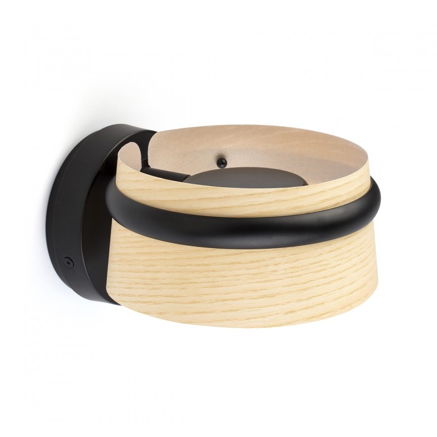 Aplica perete LED dimabila design deosebit LOOP frasin 29395