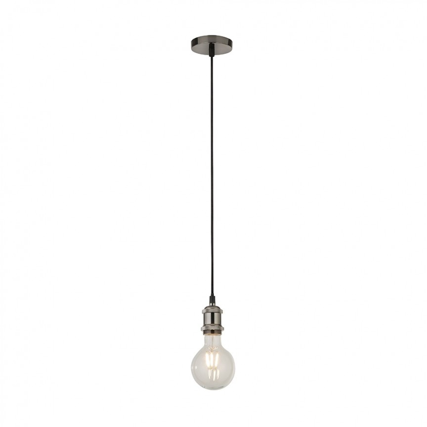 Pendul design modern minimalist SUSPENSION argintiu satin 7461SS SRT