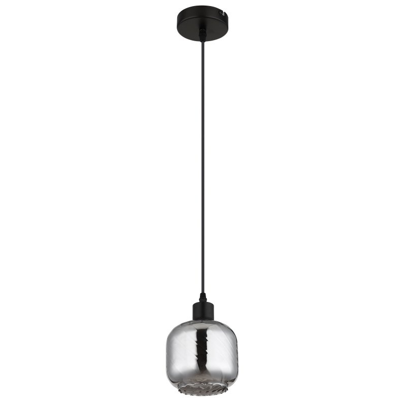 Pendul neagru cu sticla fumurie XIA pentru dormitor