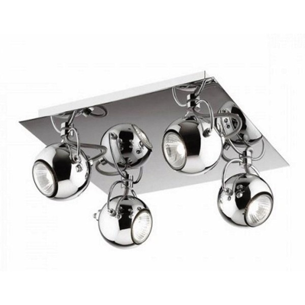 Plafonier reglabil LUNARE PL4 Cromo 066820