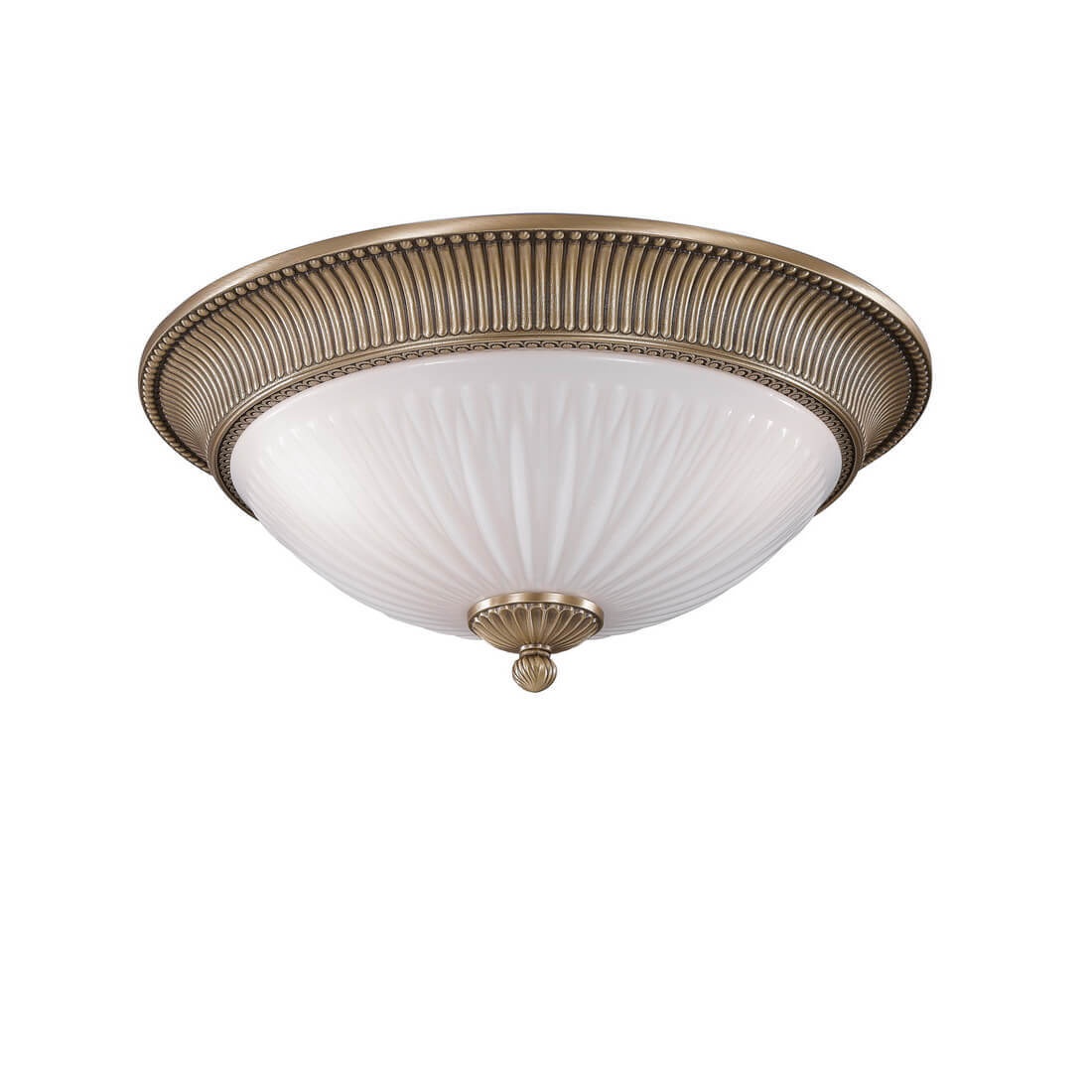Plafoniera clasica design italian din alama, sticla 9250 RA-PL. 9270/4