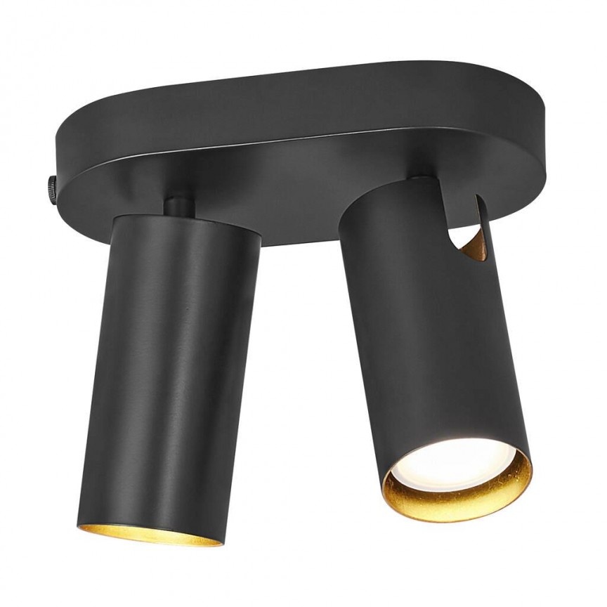 Plafoniera cu 2 spoturi design modern MIMI negru 2120456003 NL