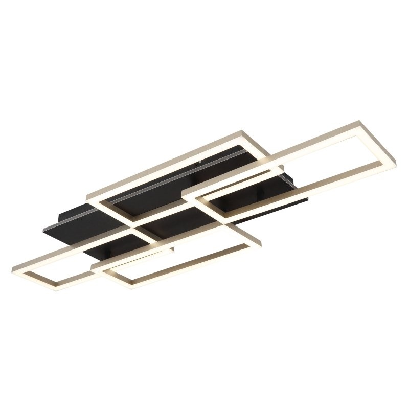 Plafoniera LED CCT cu telecomanda JEFFRY antracit 67359-40A GL