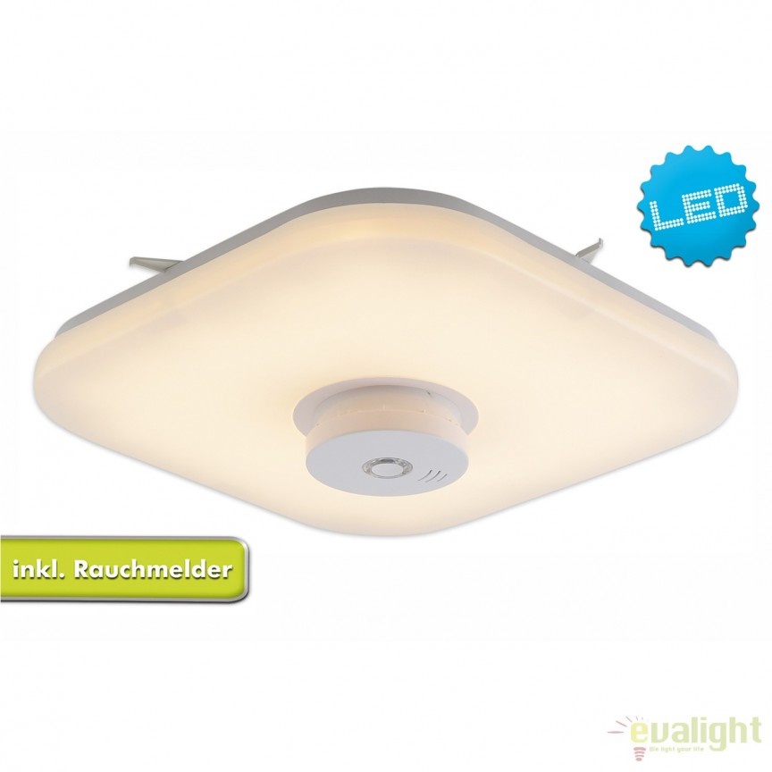 Plafoniera LED cu detector de fum Neapel 1217323 NV