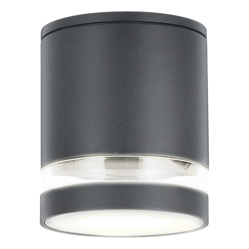 Spot aplicat pentru iluminat exterior design modern IP54 Zombor antracit 10,2cm