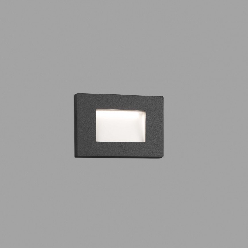 Spot LED incastrabil de exterior IP65 iluminat ambiental SPARK-1 gri