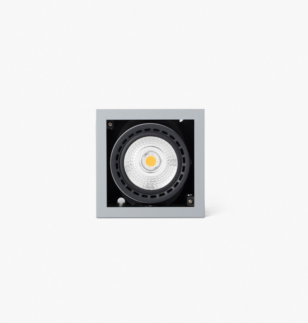 Spot LED incastrabil MINI COLIN-1 Grey recessed 18-25W 2700K 56°