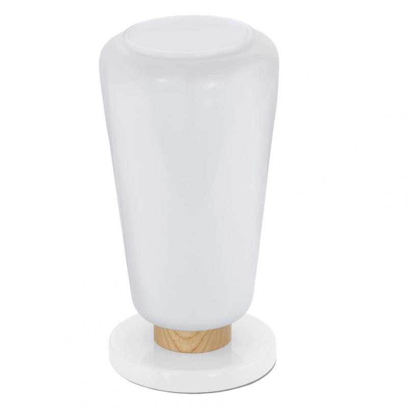 Veioza, lampa de masa, diam.13,5cm, H-26cm, finisaj lemn, Pentone 93691 EL