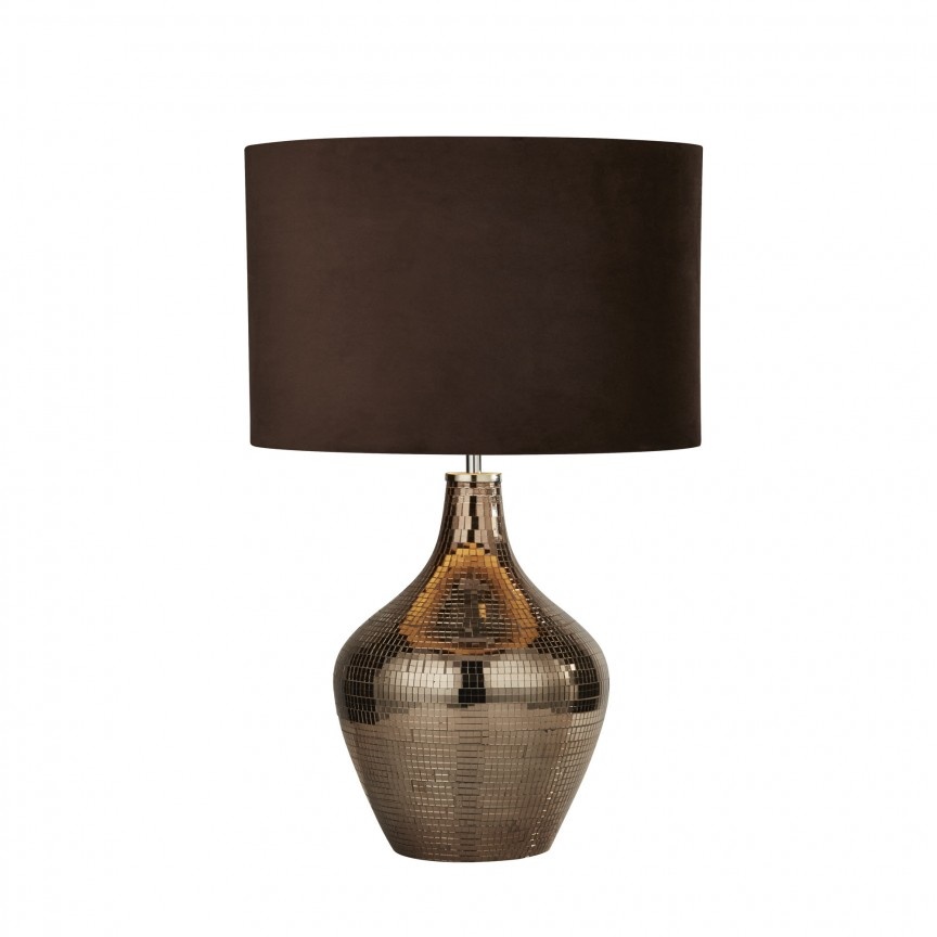 Veioza, Lampa de masa moderna Smoked Mosaic EU3847SM SRT
