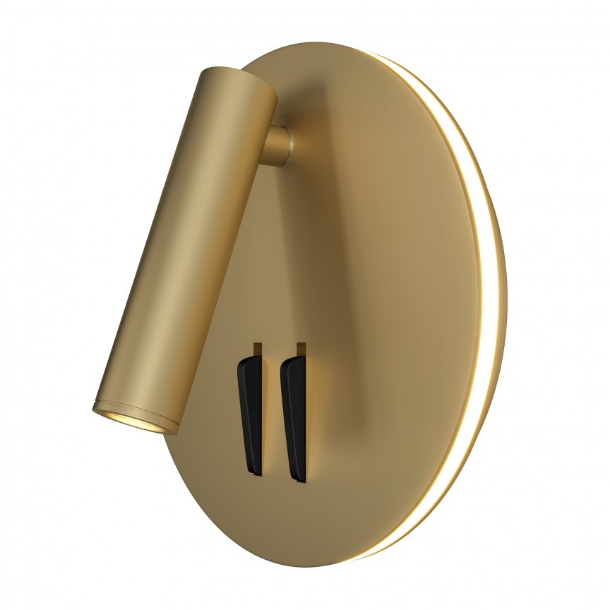 Aplica cu spot LED design modern LOS 176 auriu MYC176-WL-01-6W-MG