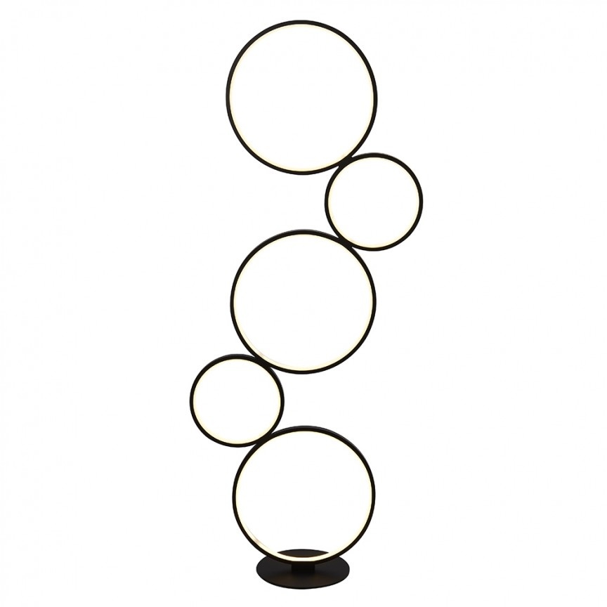 Lampadar / Lampa de podea LED design circular modern Cirque EU25771-5BK SRT