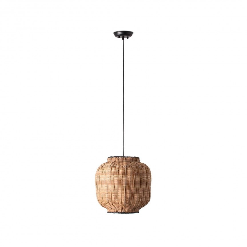 Lustra / Pendul suspendat design natural din ratan TUPAI 30cm