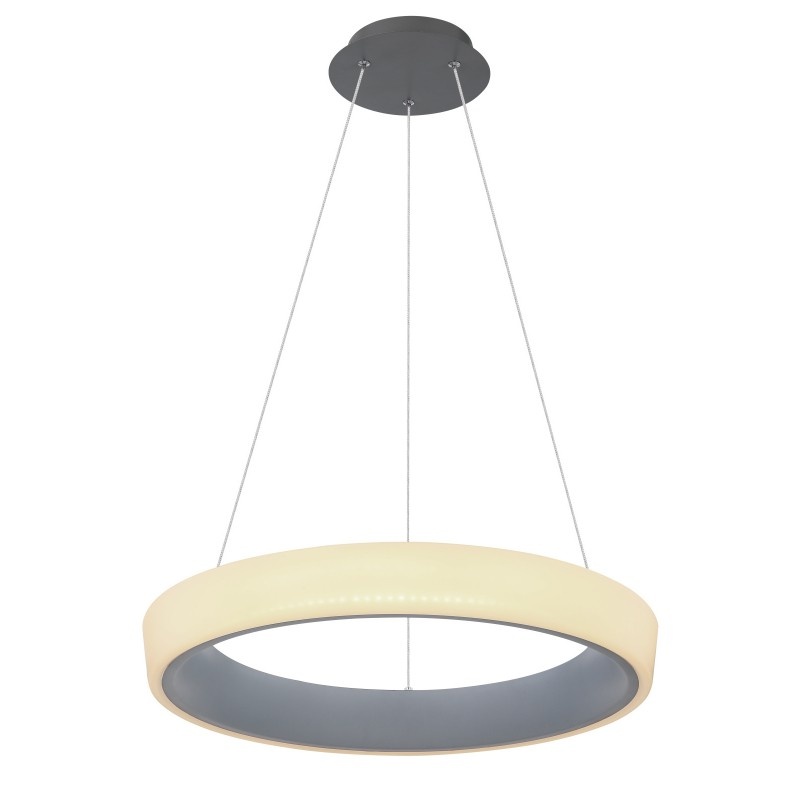 Lustra suspendata LED dimabila cu telecomanda design modern TABANO antracit 48272H-36 GL