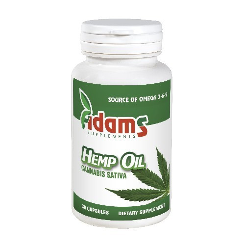 Adams ULEI DE CANEPA 30 CAPSULE