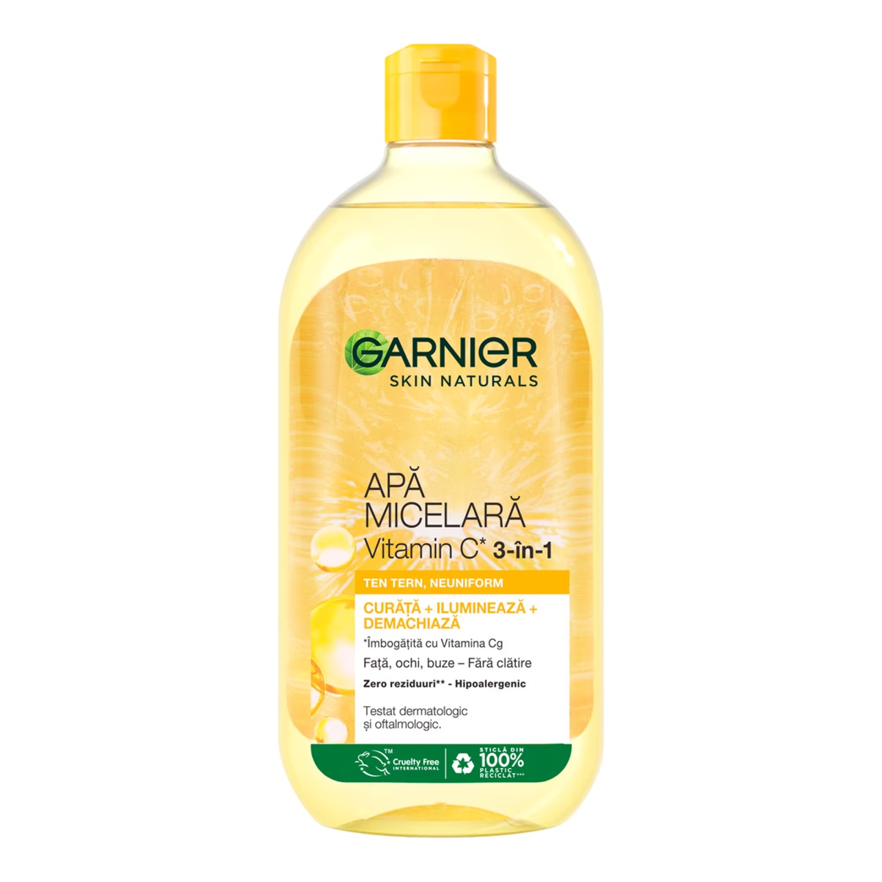 1001cosmetice.ro Apa micelara cu Vitamina C, Garnier, 700 ml
