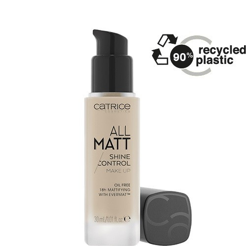 CATRICE ALL MATT SHINE CONTROL MAKE UP FOND DE TEN MATIFIANT COOL VANILLA BEIGE 015 C - 1 | YEO