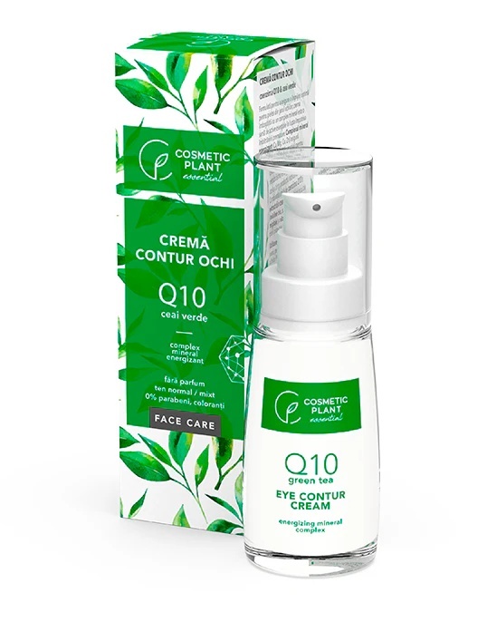 energizant proxi Crema contur ochi Q10 + ceai verde si complex mineral energizant Cosmetic Plant, 30 ml