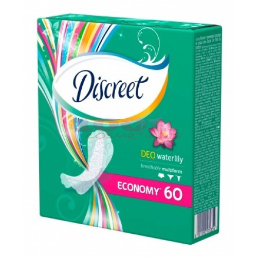 DISCREET DEO WATERLILY MULTIFORM ABSORBANTE ZILNICE (Optiuni de comanda: Set 20 bucati)