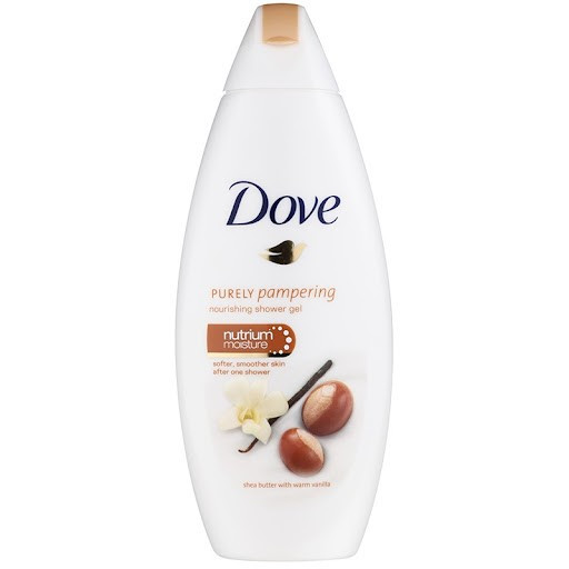 DOVE PURELY PAMPERING SHEA BUTTER WITH WARM VANILLA GEL DE DUS 250ML