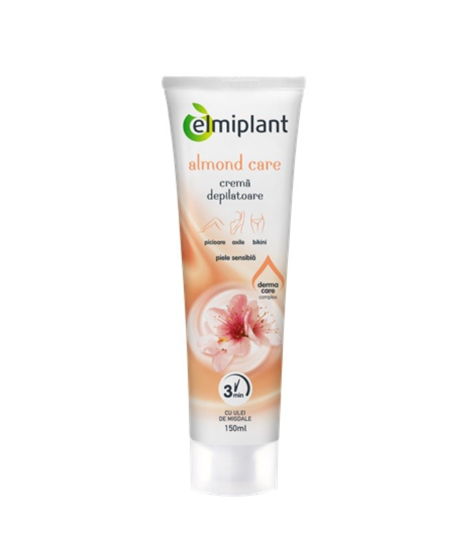 ELMIPLANT VELVET TOUCH ALMOND CARE CREMA DEPILATOARE PIELE SENSIBILA