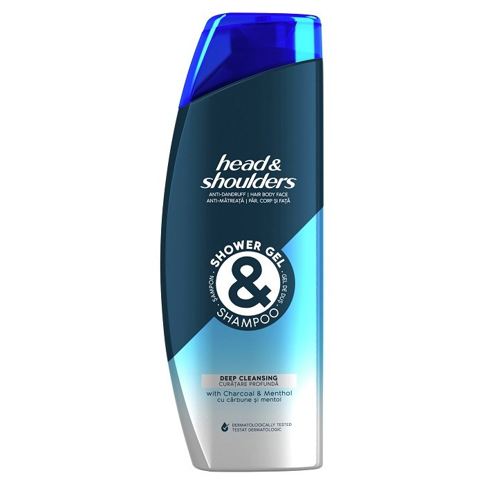 HEAD & SHOULDERS MEN GEL DE DUS & SAMPON DEEP CLEANSING