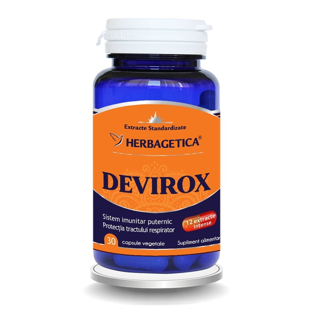 HERBAGETICA SUPLIMENTE ALIMENTARE DEVIROX 30 DE CAPSULE