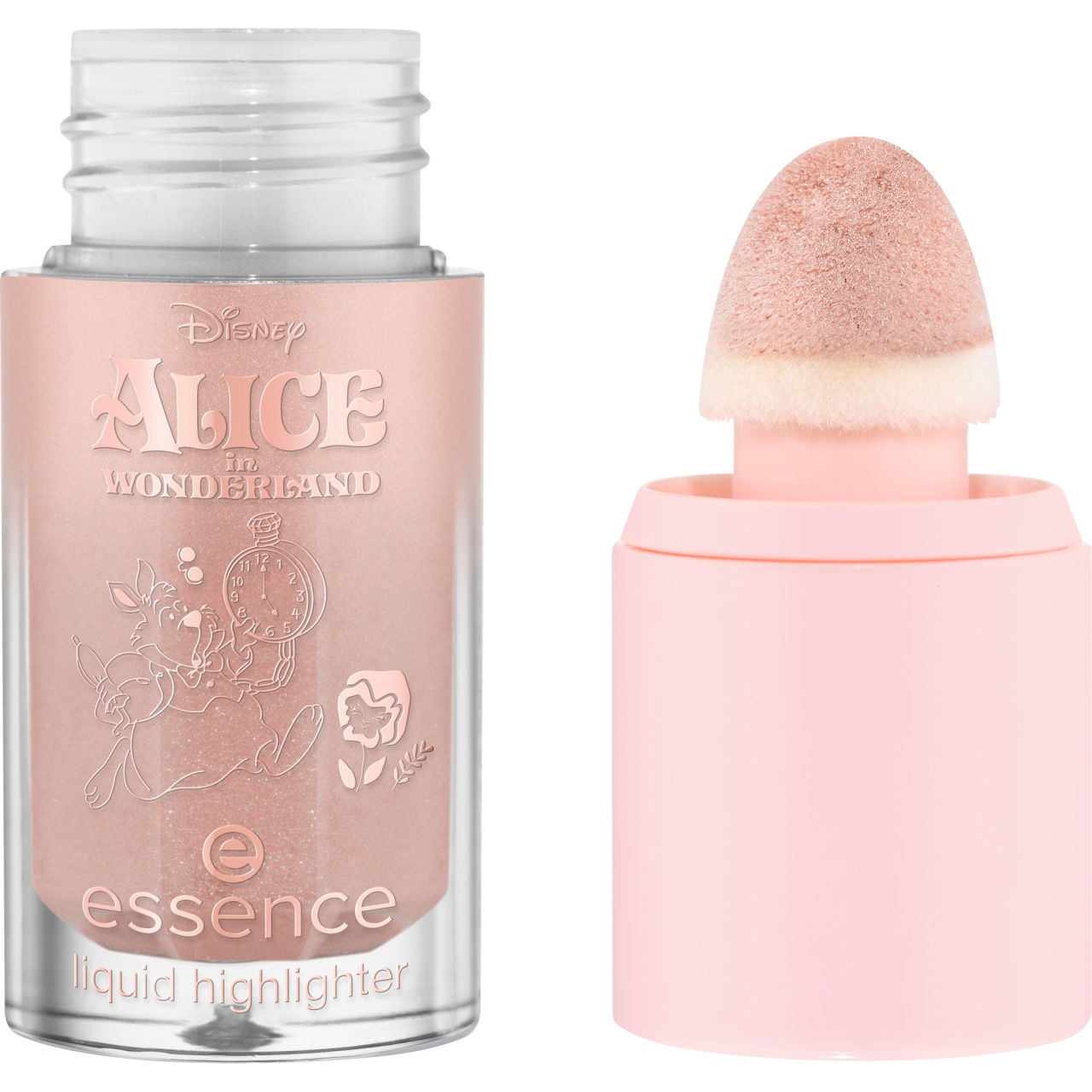 1001cosmetice.ro Iluminator lichid, Disney Alice in Wonderland, 02 Glowin' Down The Rabbit Hole, Essence, 4 ml