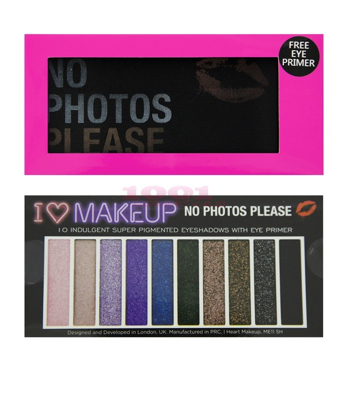 MAKEUP REVOLUTION LONDON SLOGAN PALETTE NO PHOTOS PLEASE WITH MINI PRIMER - 2 | YEO