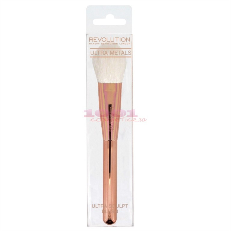 MAKEUP REVOLUTION LONDON ULTRA METALS SCULPT BLUSH BRUSH F303 - 2 | YEO