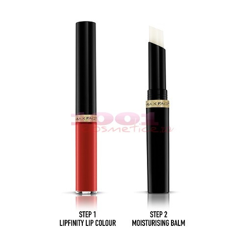 MAX FACTOR LIPFINITY LIP COLOUR RUJ DE BUZE REZISTENT LA TRANSFER 24H SO GLAMOROUS 125 - 1 | YEO